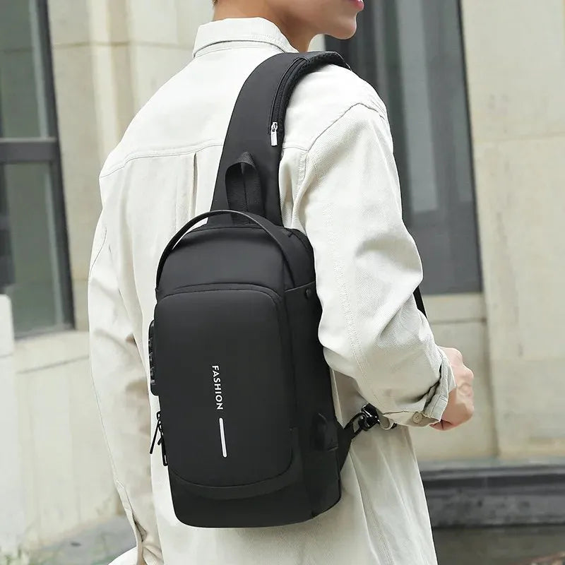 Anti-theft USB Charging Crossbody Bag