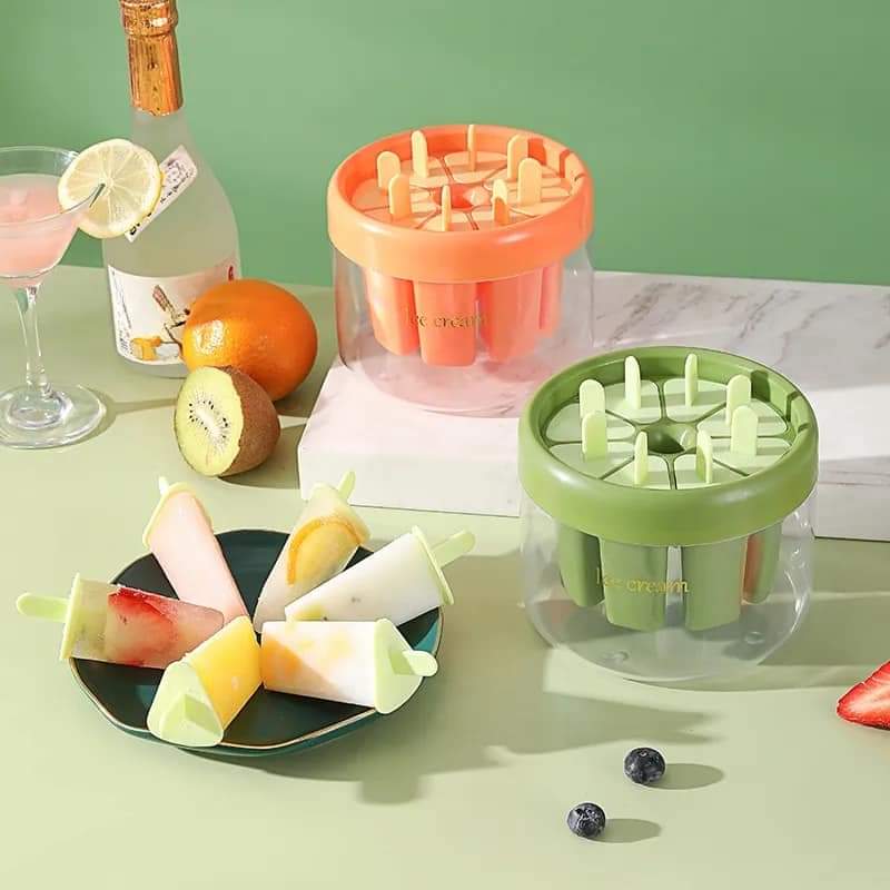 Ice-cream Popsicles 8 Grids Mold