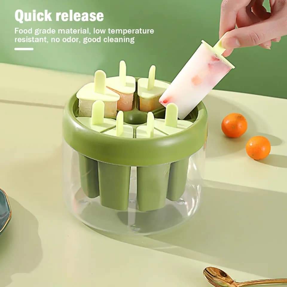 Ice-cream Popsicles 8 Grids Mold