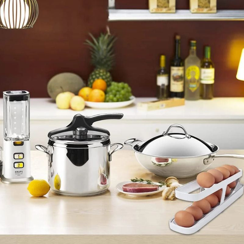 Egg Rolling Tray, Organizer Egg Dispenser